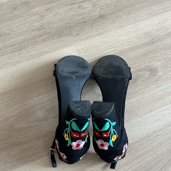 Suede black heel - Picture 3 of 4